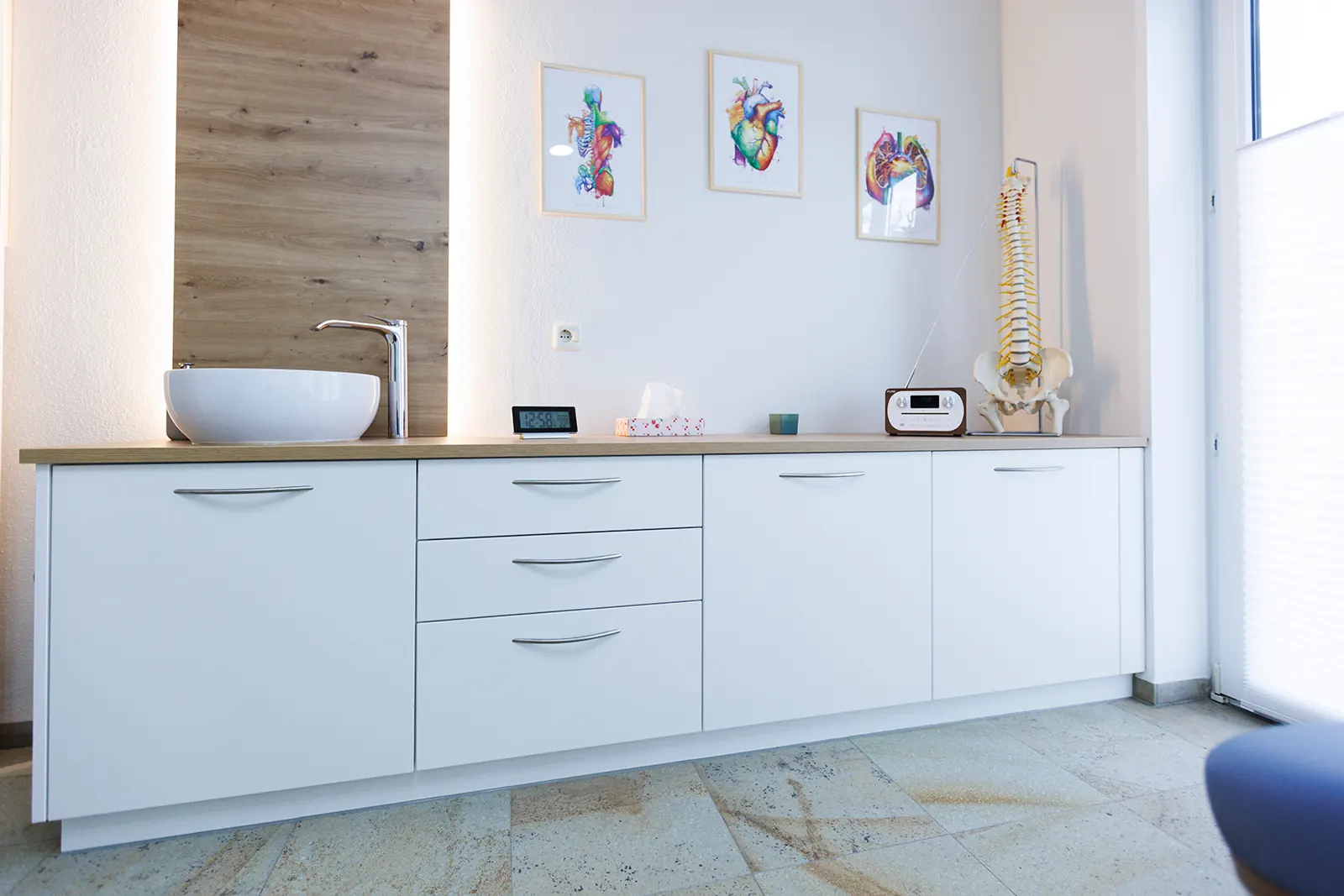 Privatpraxis an der Amper - Therapiezimmer Deko